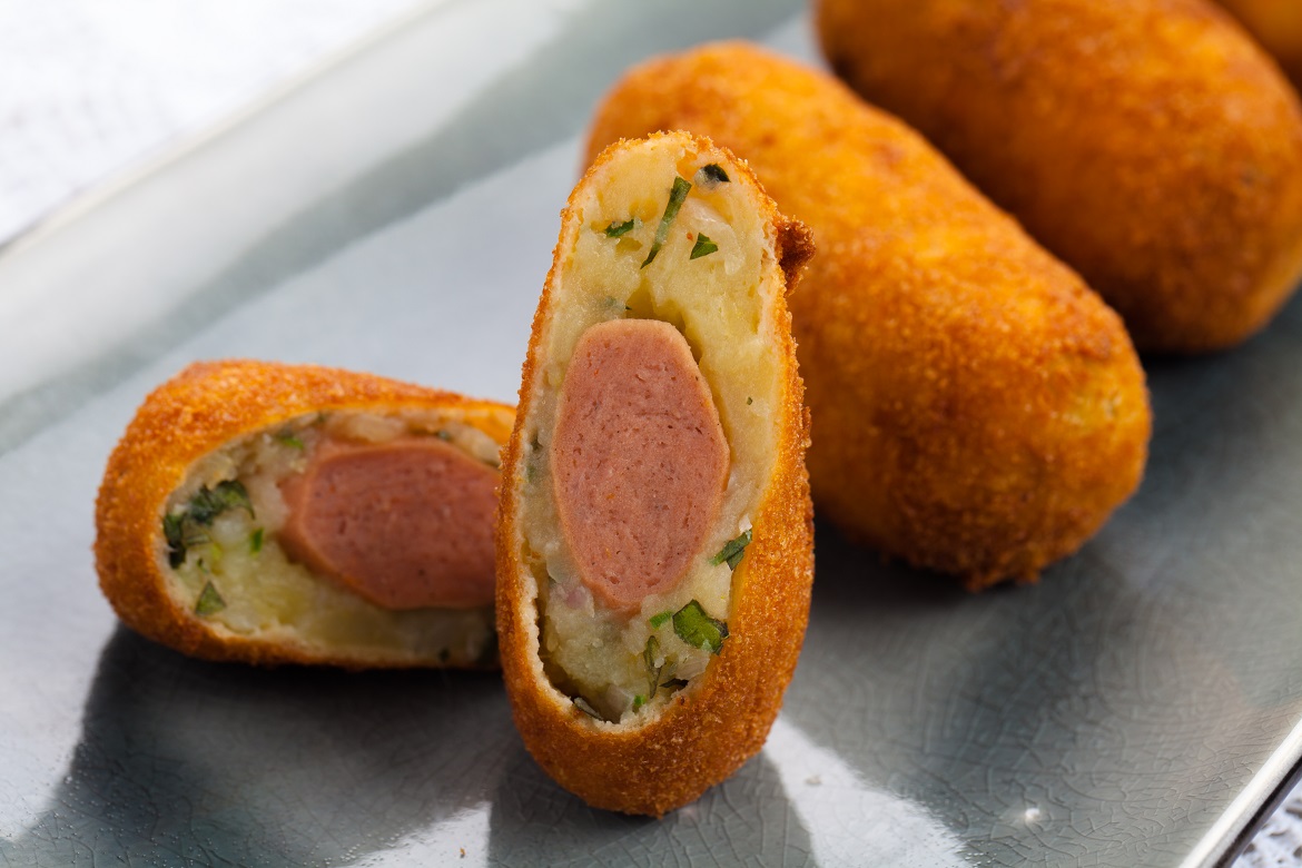Sausage and cheese croquettes